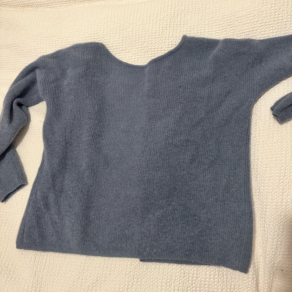 Sezane Gaspard Cardigan in Vintage Blue Size M - Picture 7 of 11